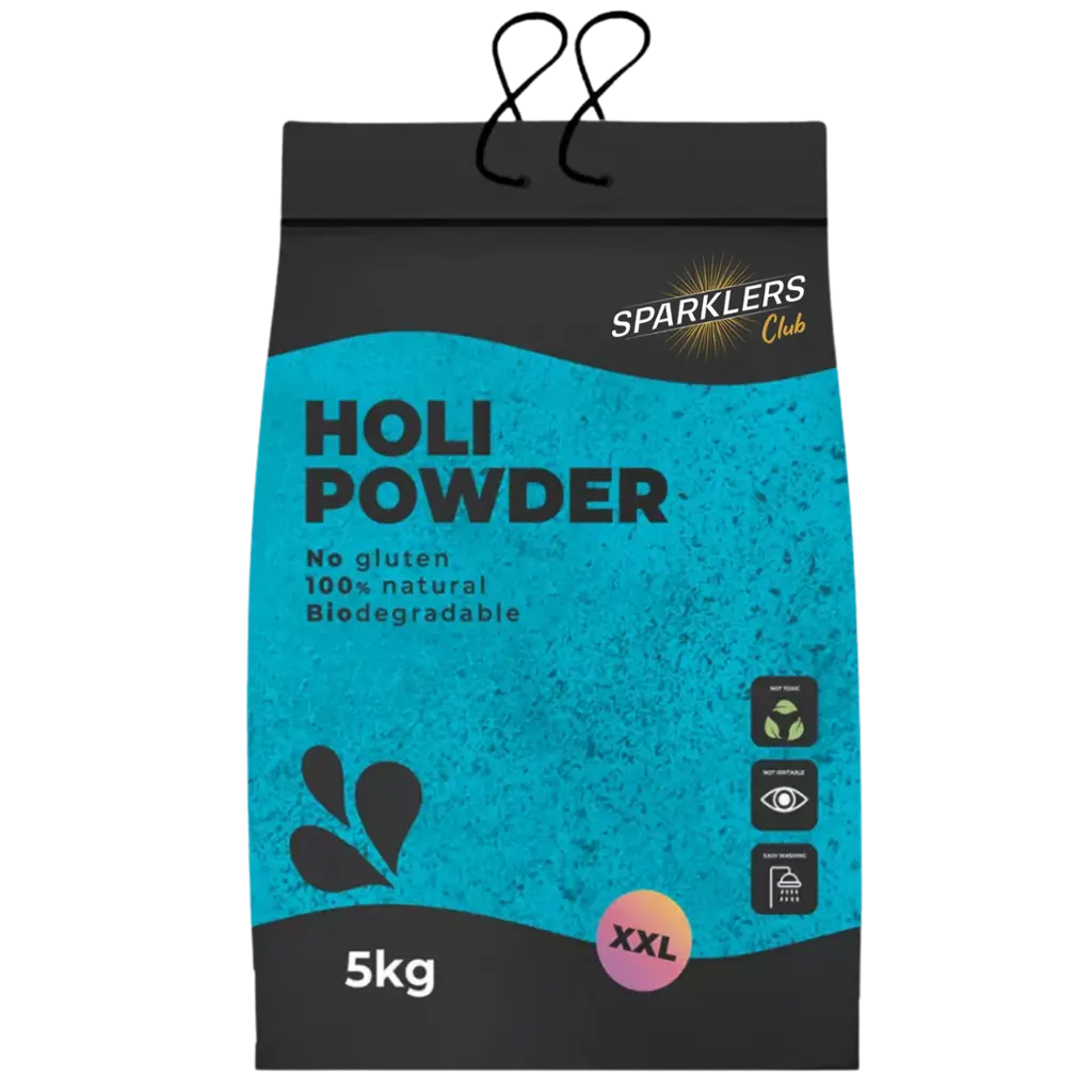 Holi-Pulver BLAU – 5-kg-Beutel
