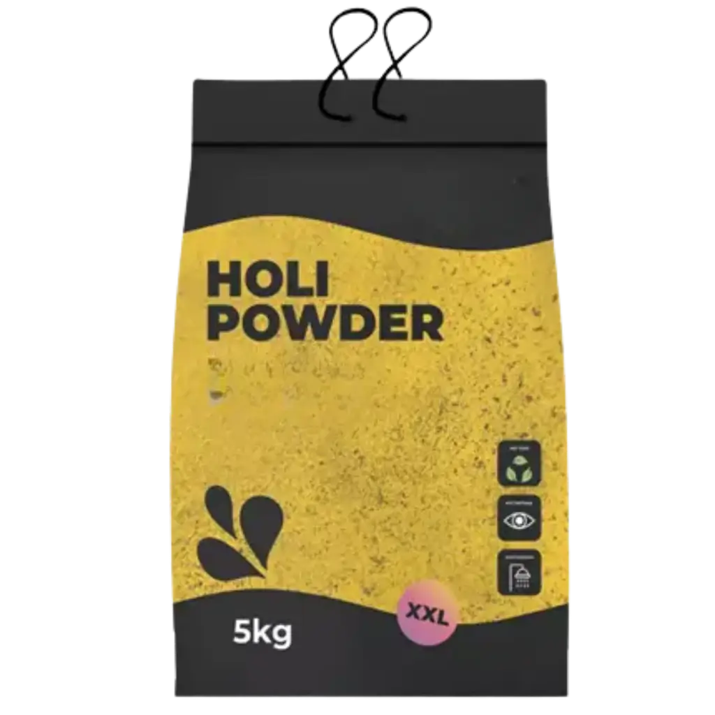 Holi-Pulver GELB – 5-kg-Beutel