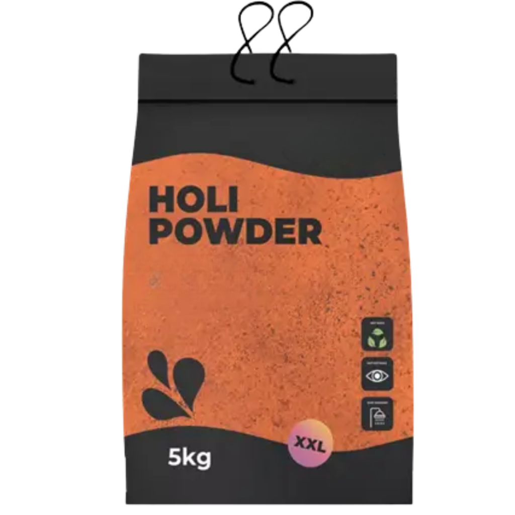 Holi-Pulver ORANGE – 5-kg-Beutel