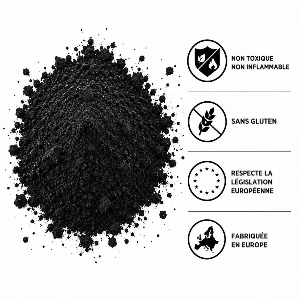 Holi-Pulver SCHWARZ – 5-kg-Beutel