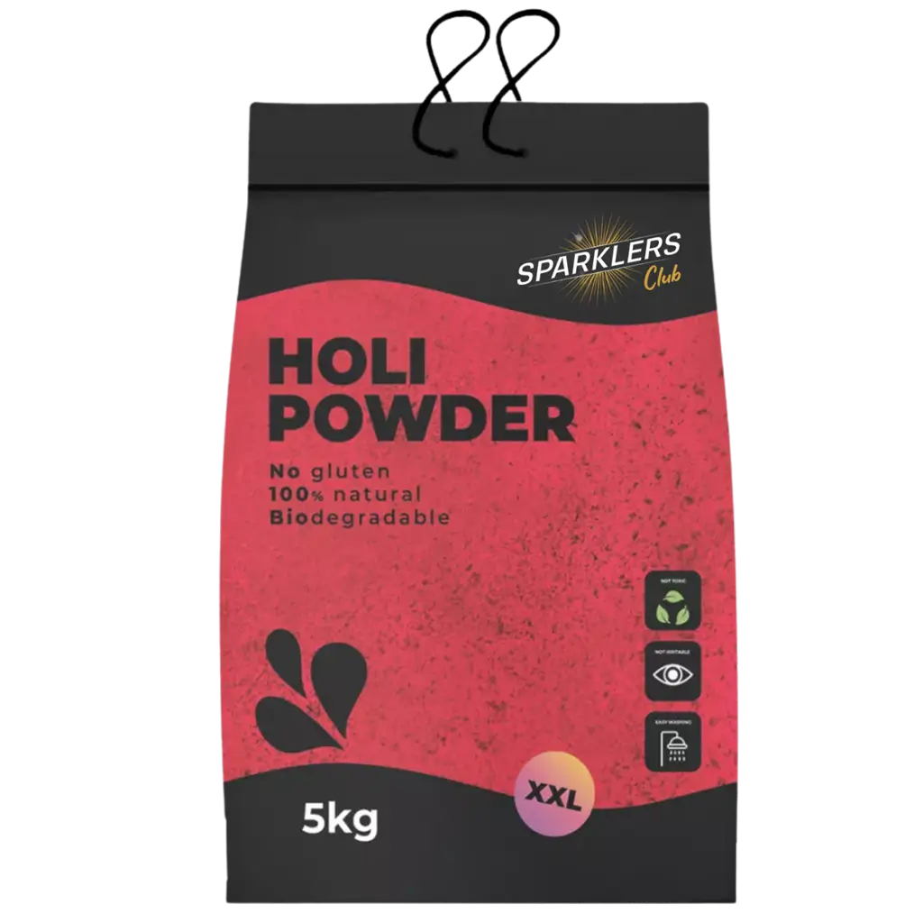Holi-Pulver ROT – 5-kg-Beutel