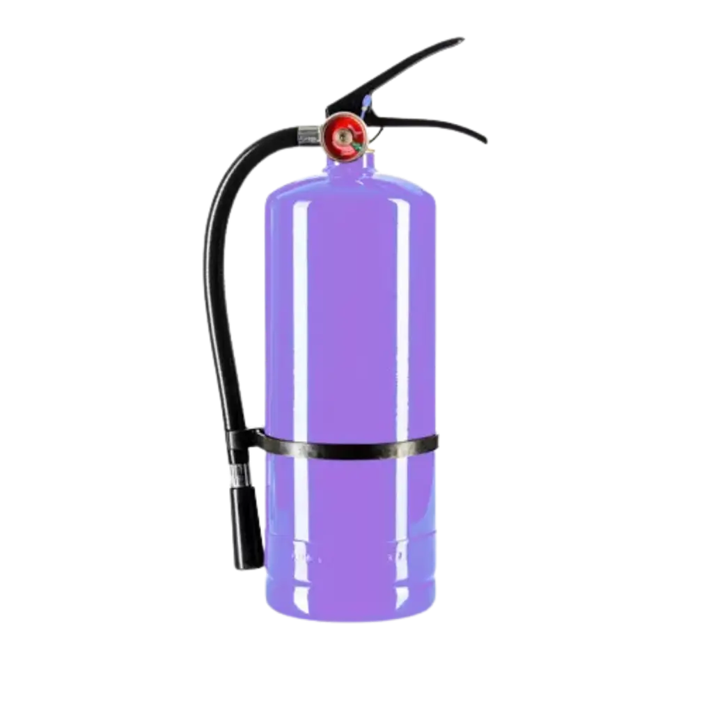 Holi-Pulver-Feuerlöscher, violett – 5 kg