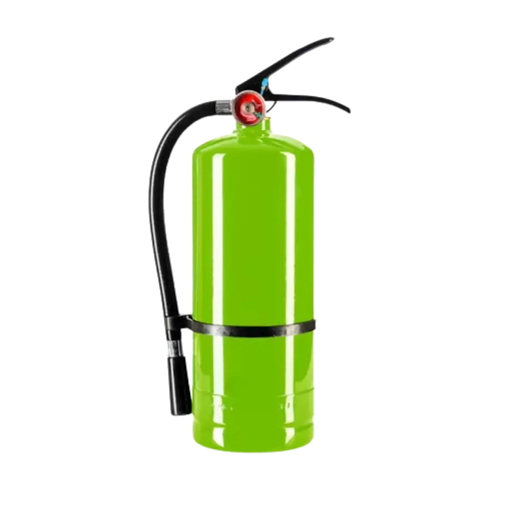 Holi-Pulverfeuerlöscher, grün – 5 kg