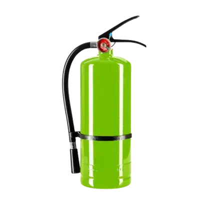 Holi-Pulverfeuerlöscher, grün – 5 kg