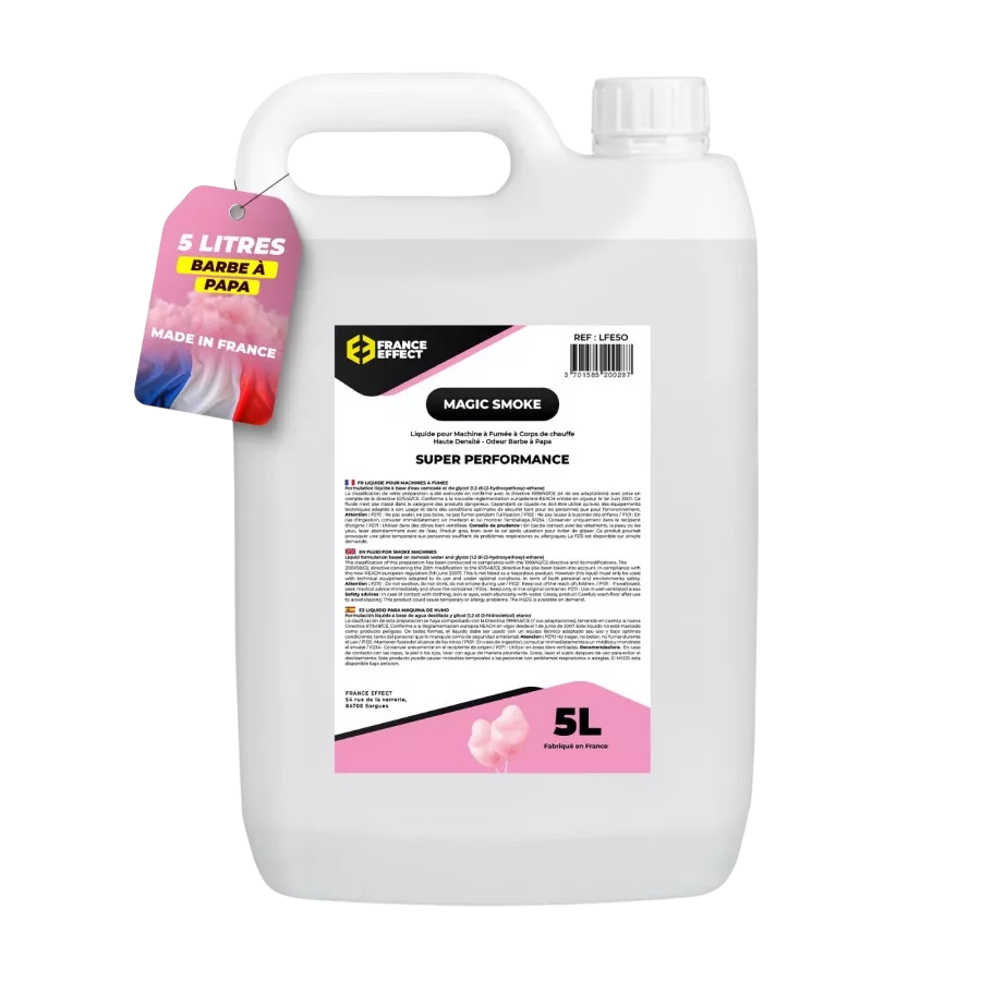 Rauchflüssigkeit mit Zuckerwatte-Duft – Magic Smoke® 5 l
