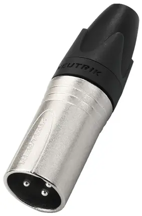 3-poliger XLR-Stecker – Marke Neutrik®