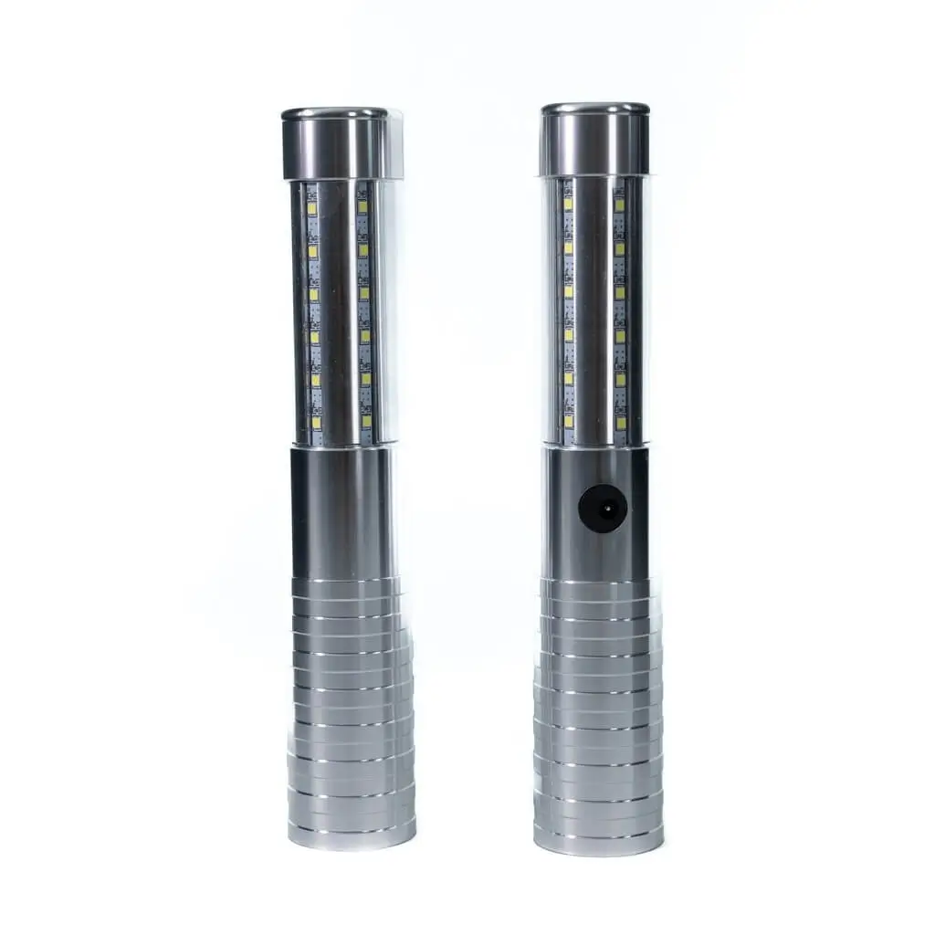 2er-Set LED-Stäbe für Flaschen „V.I.P.“ in Silber