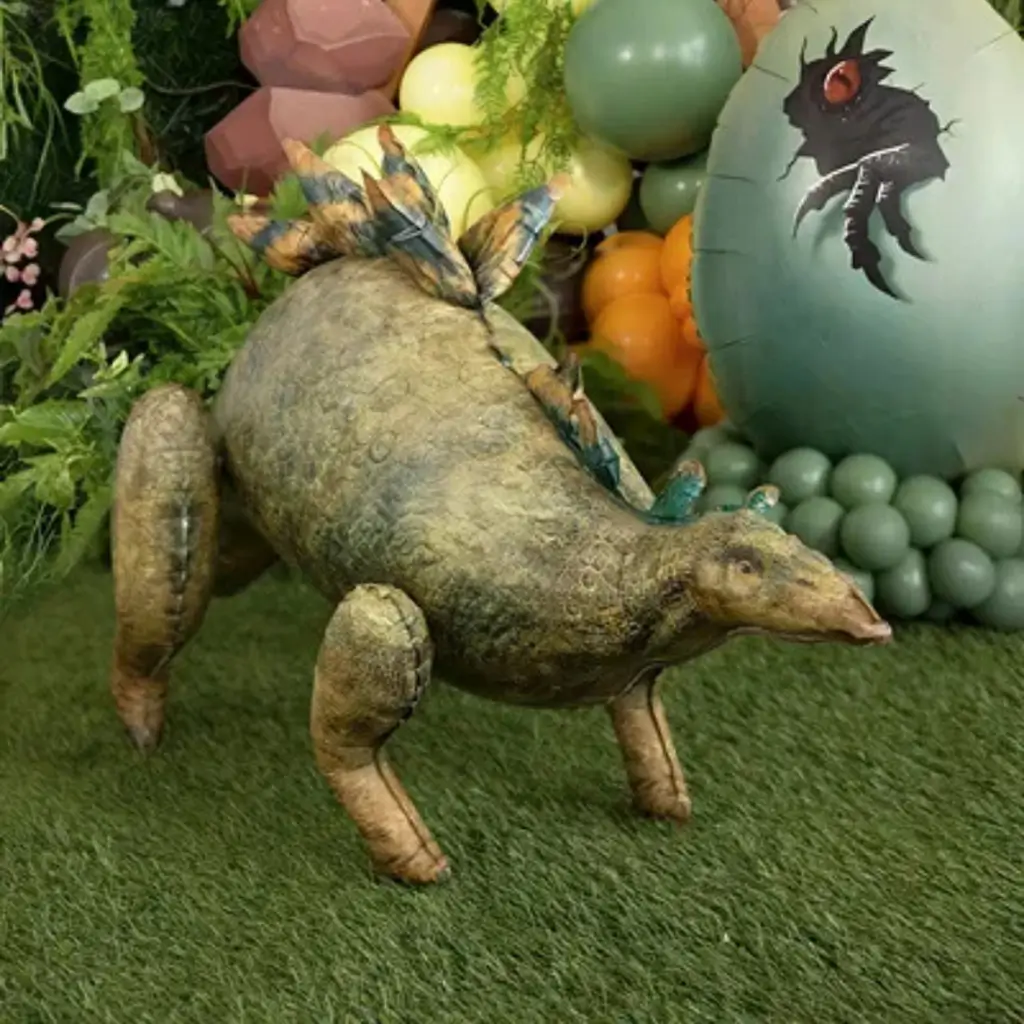 Aluminium-Luftballon „Jurassic World“ – Stegosaurus, 112 x 51 cm – Dinosaurier-Dekoration