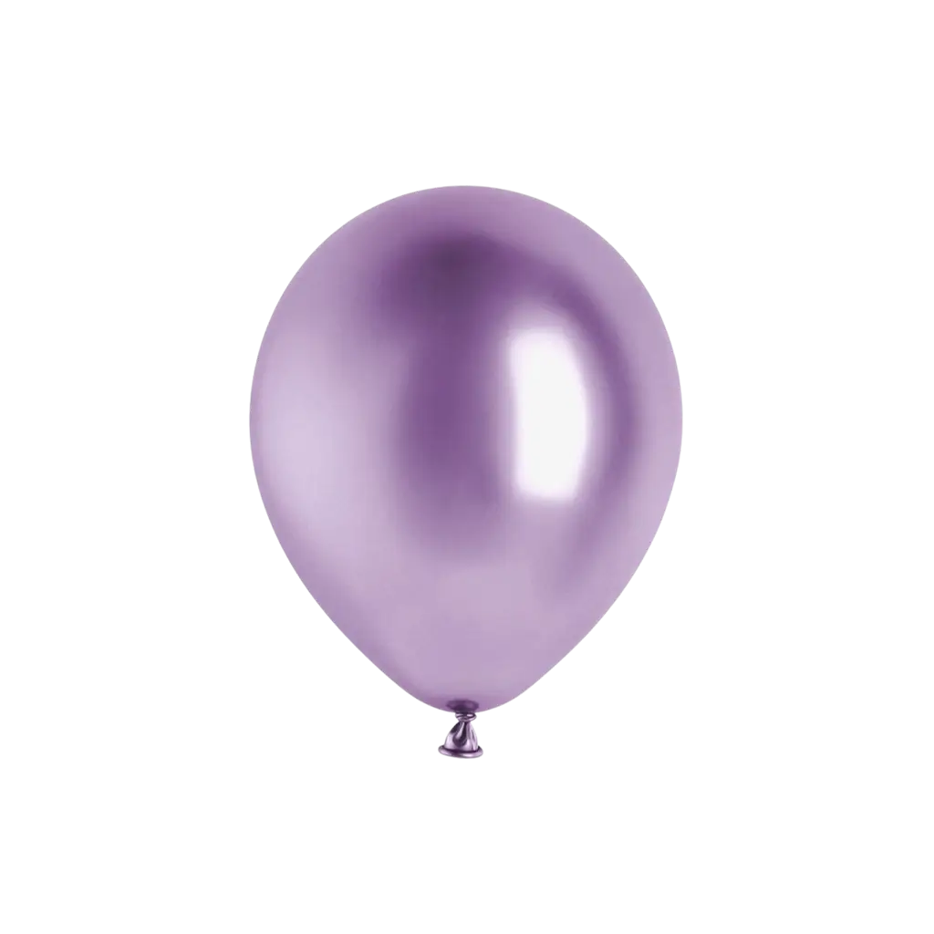 50er-Pack glänzende violette Metallic-Luftballons