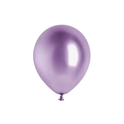 50er-Pack glänzende violette Metallic-Luftballons