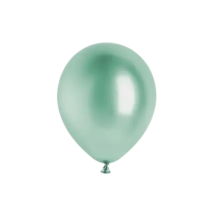 50er-Pack glänzende Metallic-Luftballons in Flaschengrün