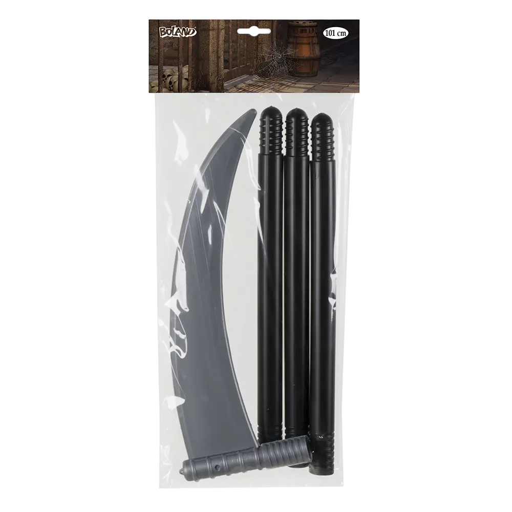 Sensenmann-Sensen 101 cm – Halloween-Requisite