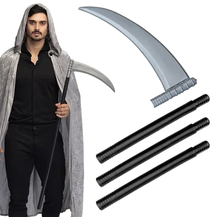 Sensenmann-Sensen 101 cm – Halloween-Requisite