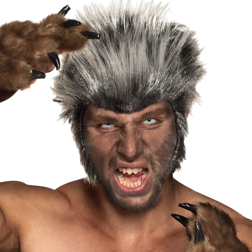 Blaue Werwolf-Kontaktlinsen – Halloween-Kontaktlinsen