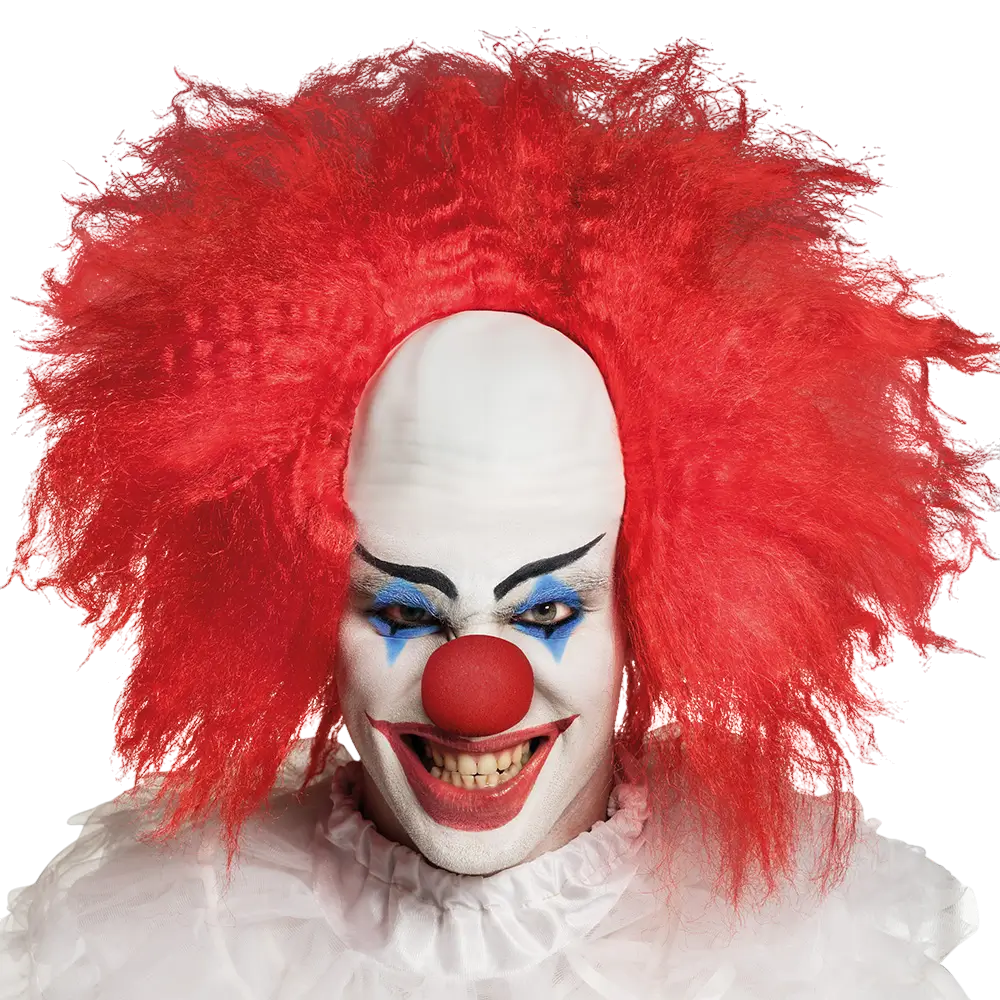 Horror-Clown-Schmink-Set – Nase, Schminke und Schwamm