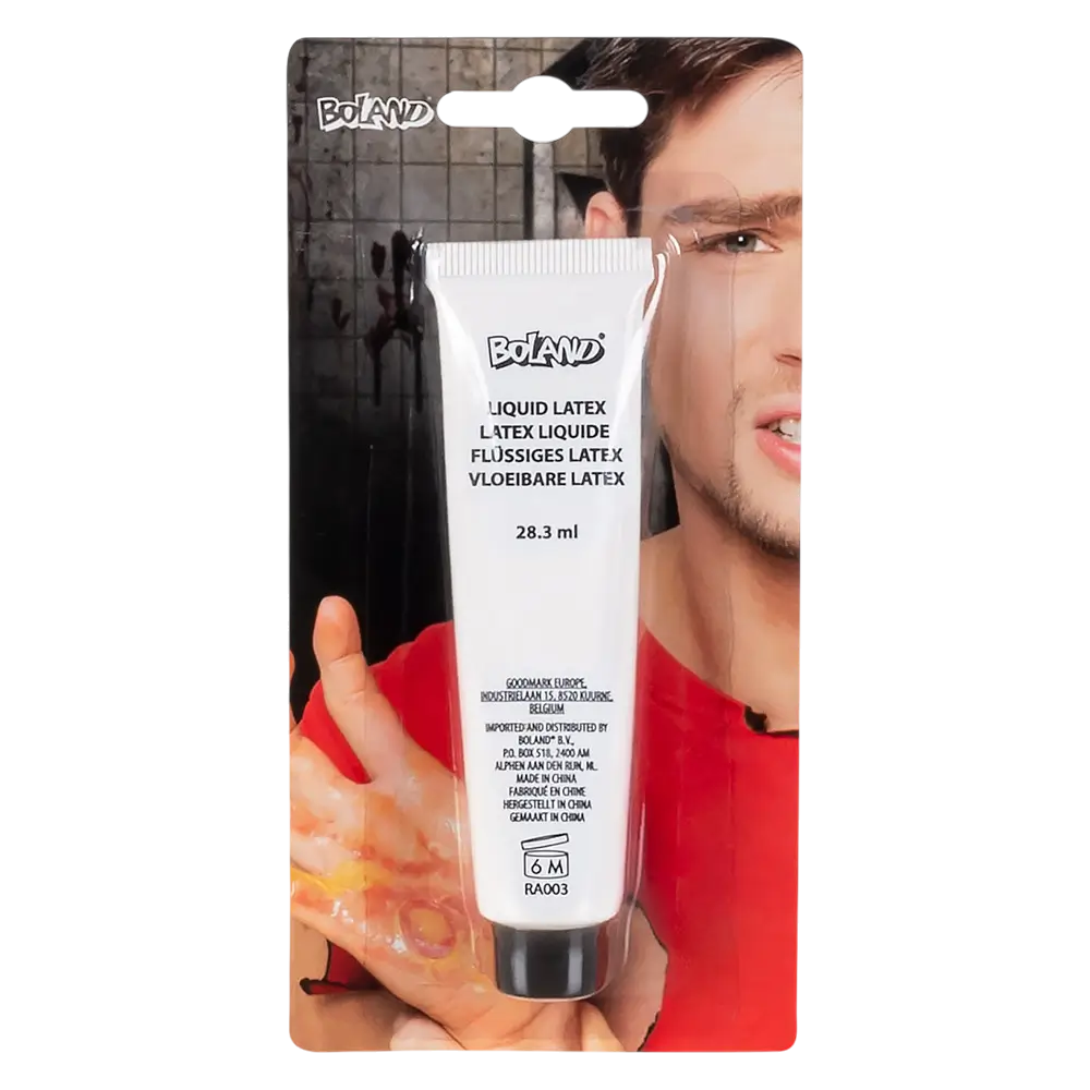 Flüssiges Latex 28 ml – Halloween-Make-up für Spezialeffekte