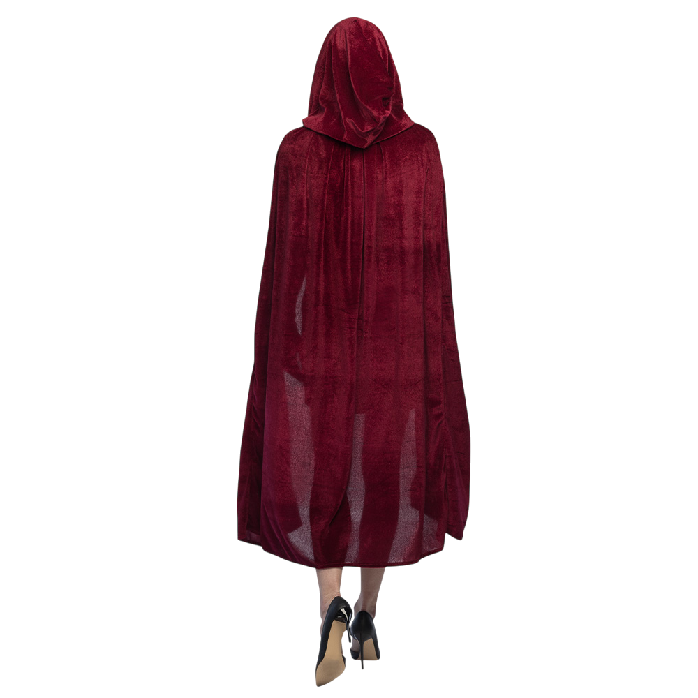 Roter Umhang Bordeaux 170 cm – Halloween-Kostüm