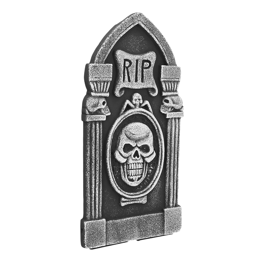 4er-Set Grabsteine „RIP“ 41 x 20 cm – Halloween-Dekoration