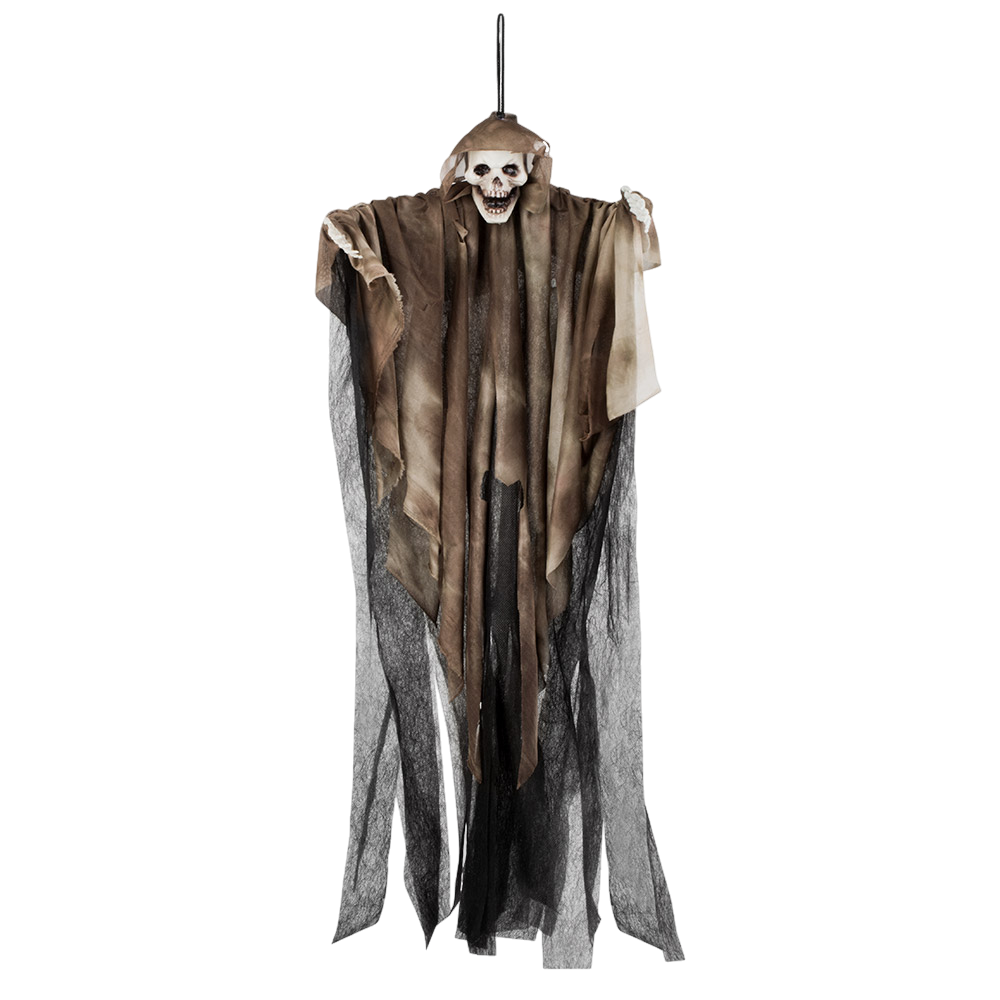 Hängender Totenkopf-Geist, 65 cm – Halloween-Dekoration