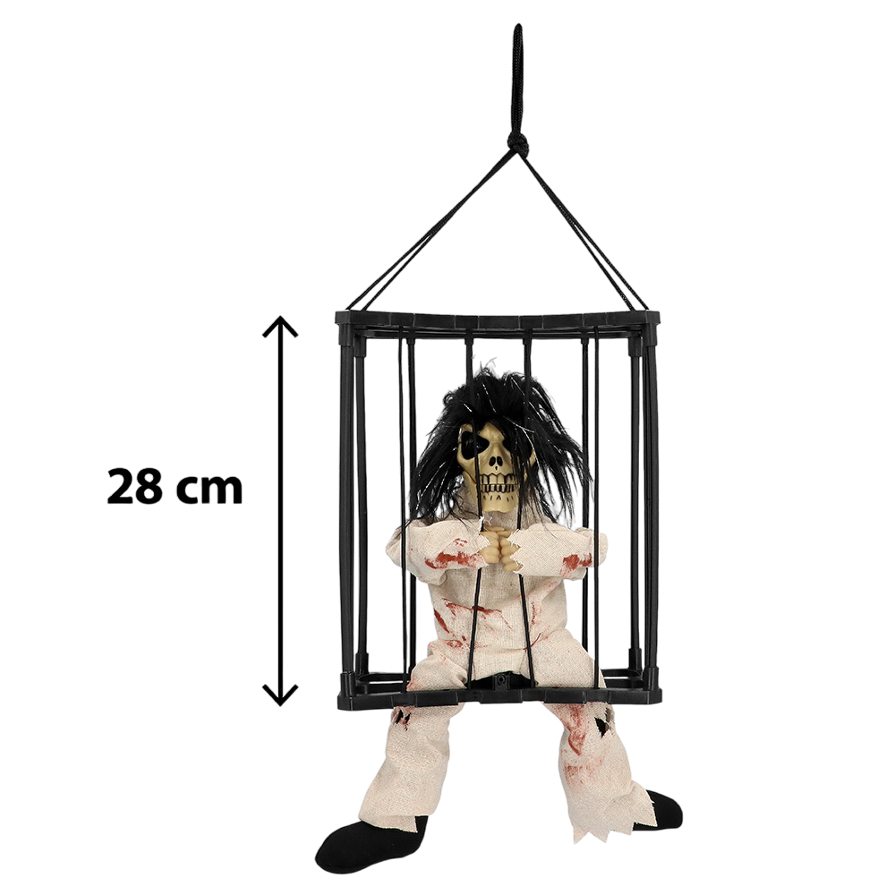 Hängender Geister-Gefangener 28 x 23 x 9,5 cm – Halloween-Dekoration