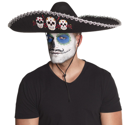 Sombrero mit Totenkopf – Dia de los Muertos – Tag der Toten