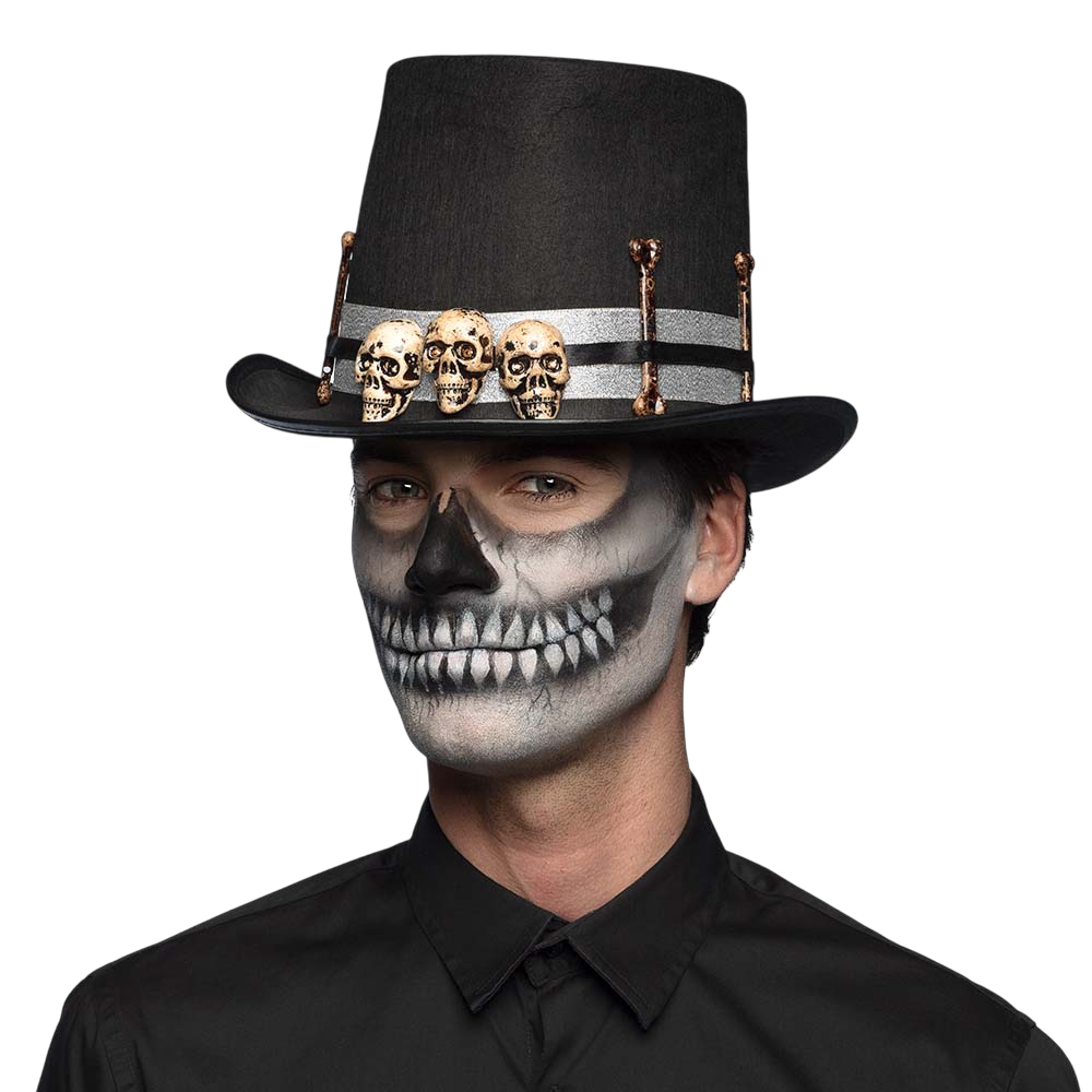 Halloween-Hut „Totenkopf“ – Kostüm