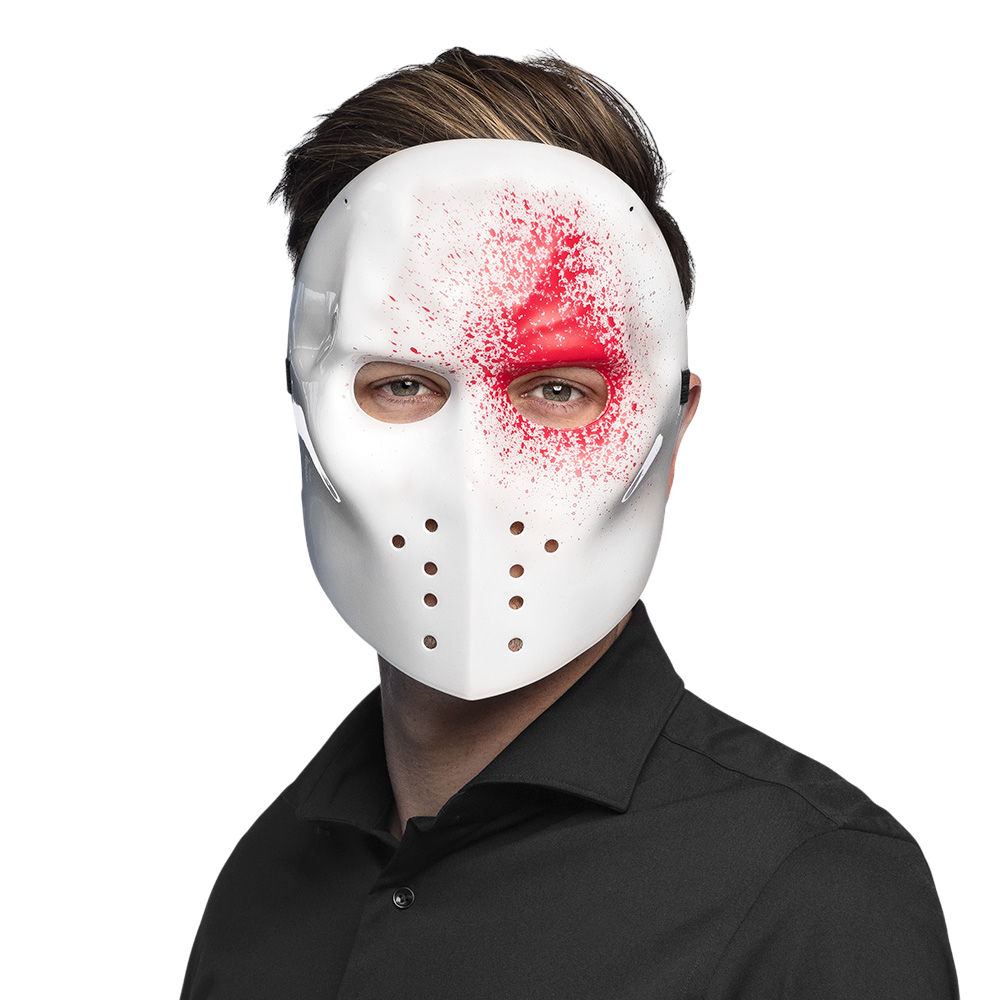 Blutige Killer-Maske – Halloween-Horror-Maske