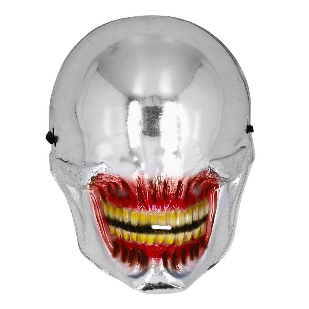 Spiegel-Alien-Schädelmaske – Halloween-Maske