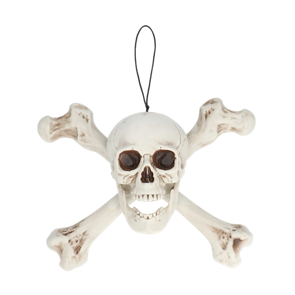 Riesiger Totenkopf 37 x 31 x 15 cm – Halloween-Dekoration