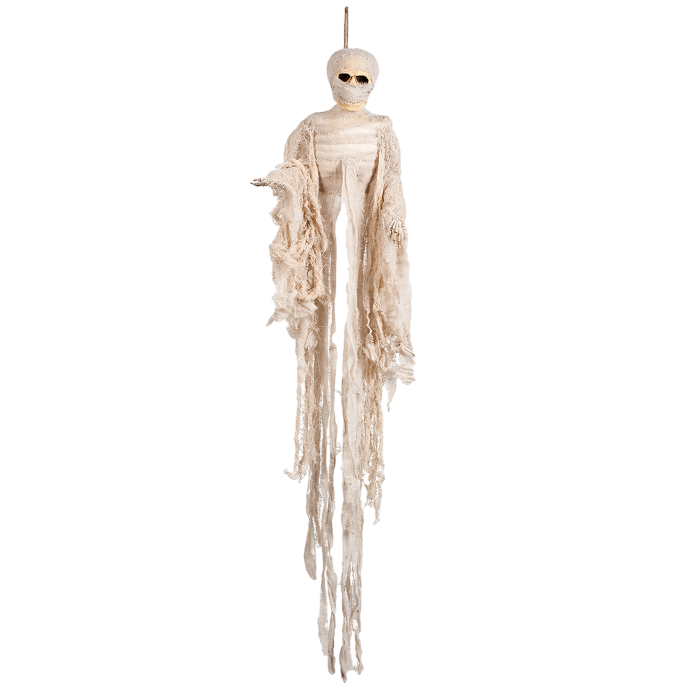 Hängende Skelettmumie, 100 cm – Halloween-Dekoration
