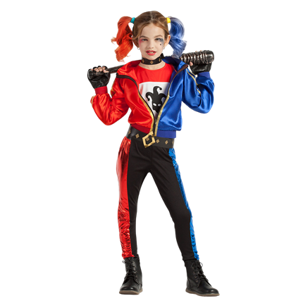 Kostüm „Böse Clownin“ für Mädchen von 7 bis 9 Jahren – Halloween