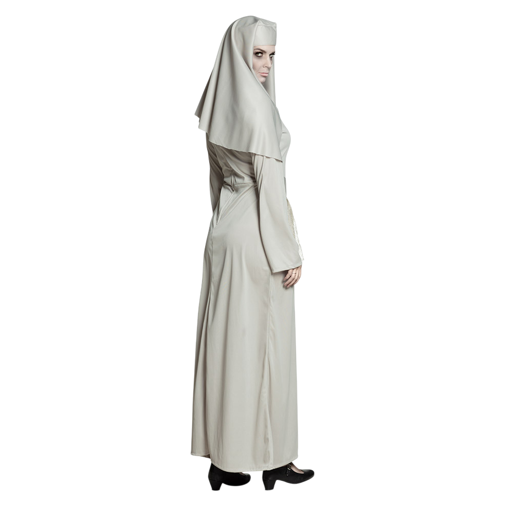 Kostüm „Geisternonne“ für Damen, Größe 36/38 – Halloween