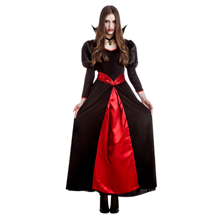 Vampir-Kostüm für Damen, Größe S – Halloween