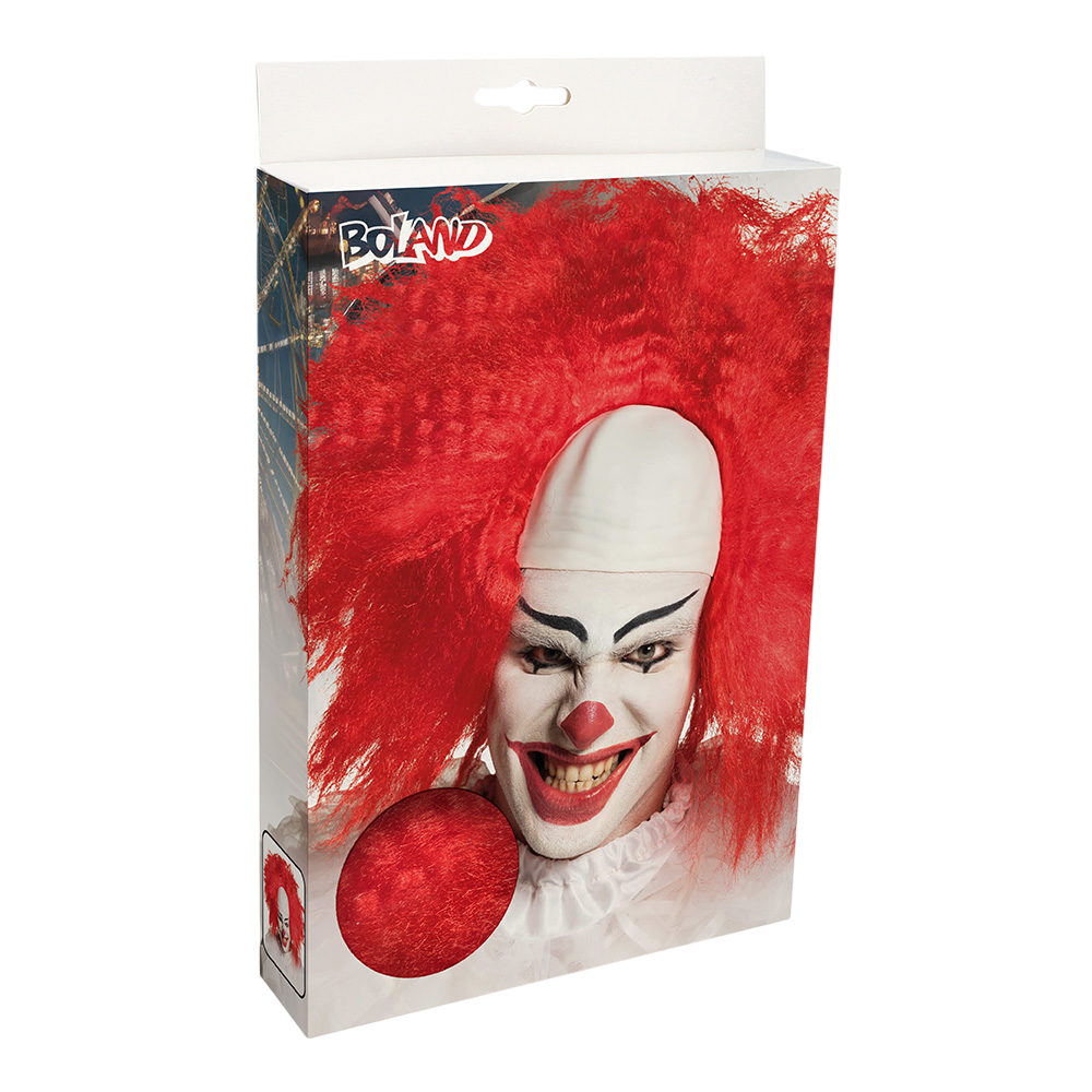 Horror-Clown-Perücke – Halloween-Kostüm