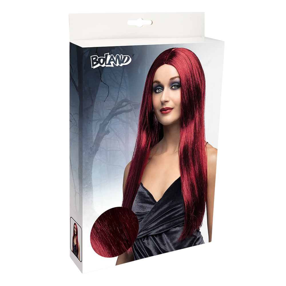 Perücke „Mahagoni-Hexe“ – Halloween-Kostüm
