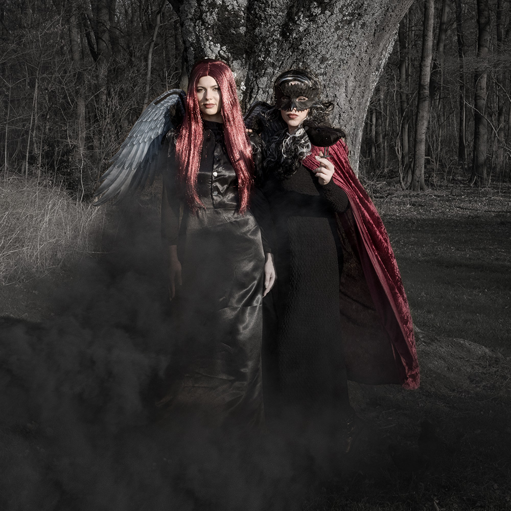 Perücke „Mahagoni-Hexe“ – Halloween-Kostüm