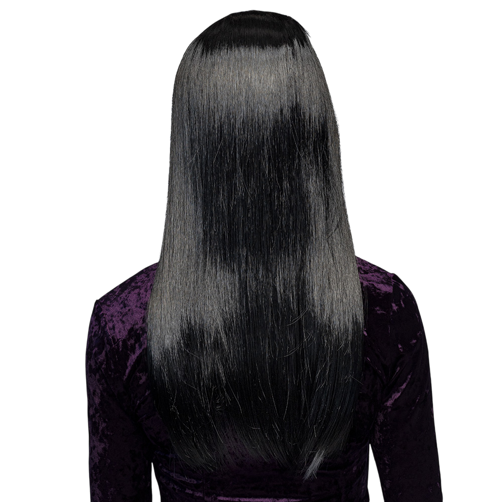 Perücke „Schwarze Hexe“ – Halloween-Kostüm