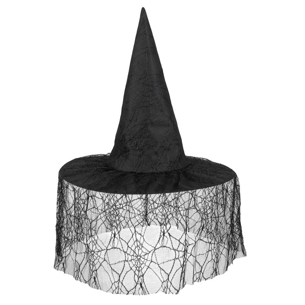 Schwarzer Hexenhut – Halloween-Kostüm