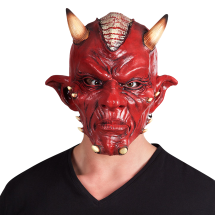Latexmaske „Teufel“ – Halloween-Maske