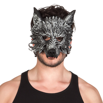 Werwolf-Halbmaske aus Schaumstoff – Halloween