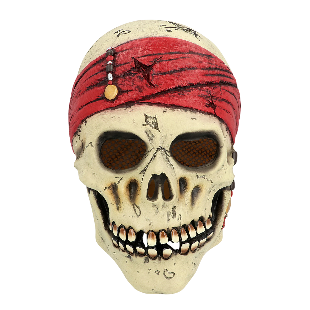 Latex-Piratenmaske – Halloween-Kostüm