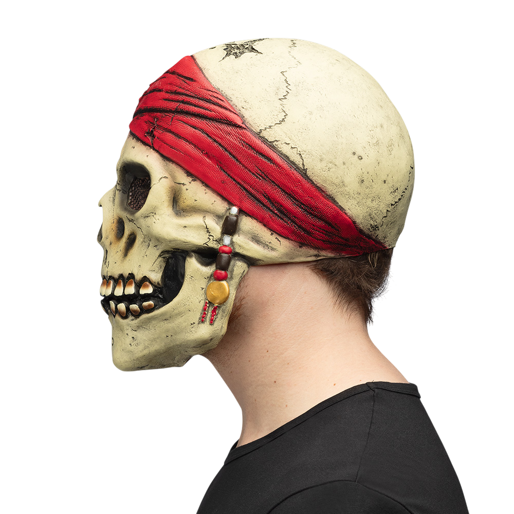 Latex-Piratenmaske – Halloween-Kostüm