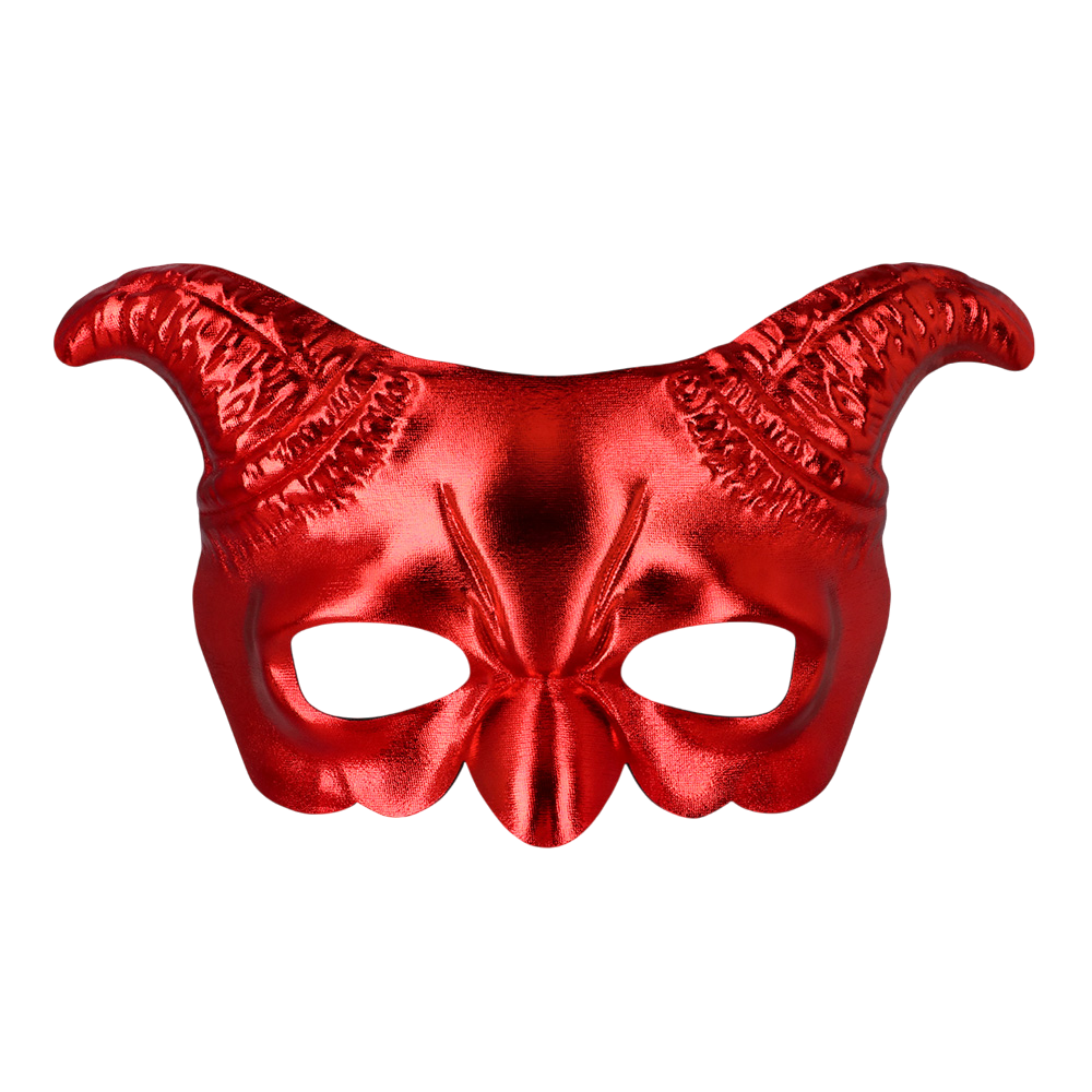 Dämonen-Halbmaske – Halloween-Maske