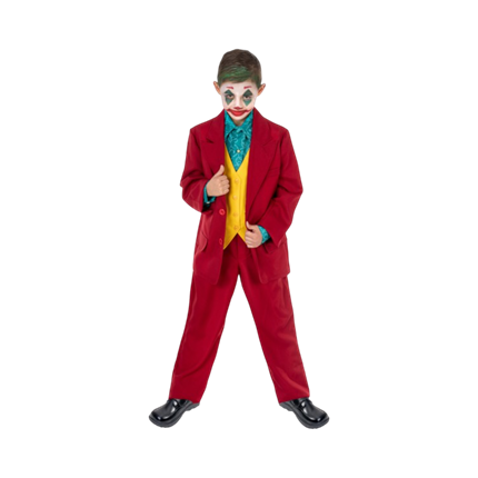 Mr. Crazy-Kostüm, 2-teilig, 128 cm – Halloween