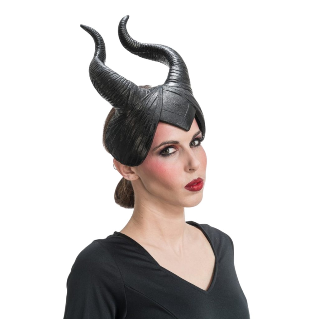 Teufelshörner aus Latex, 20 x 29 cm – Halloween-Accessoire