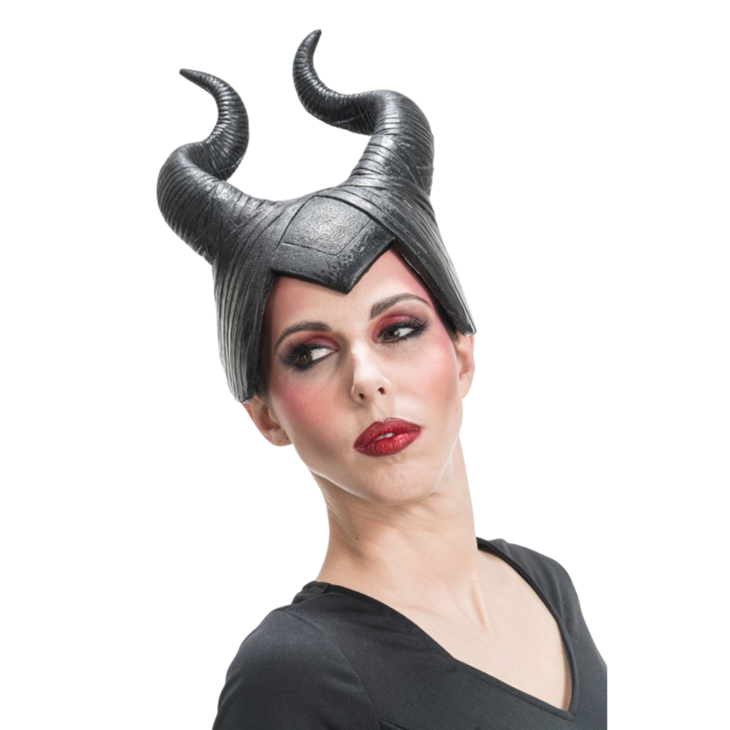 Teufelshörner aus Latex, 20 x 29 cm – Halloween-Accessoire