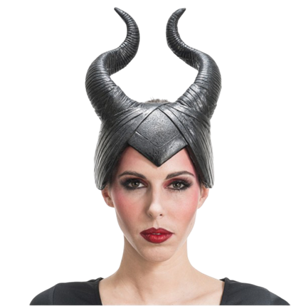Teufelshörner aus Latex, 20 x 29 cm – Halloween-Accessoire