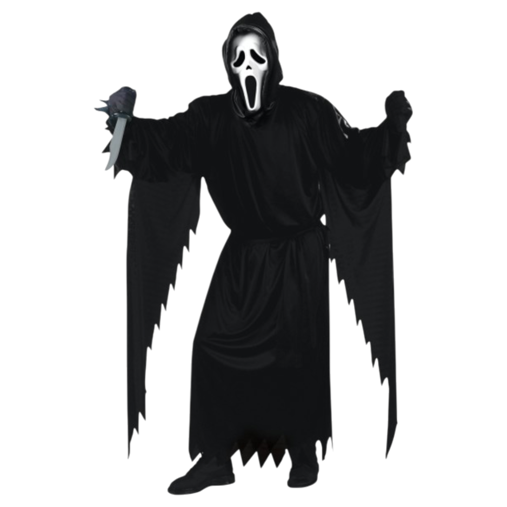 3-teiliges „Ghost Face“-Dekoset, 180 cm – Halloween