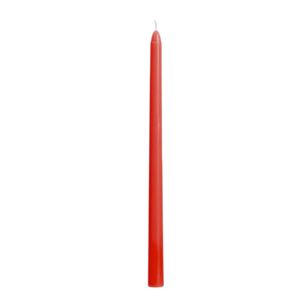 2er-Set rote Fackelkerzen, 30 cm – Halloween-Dekoration