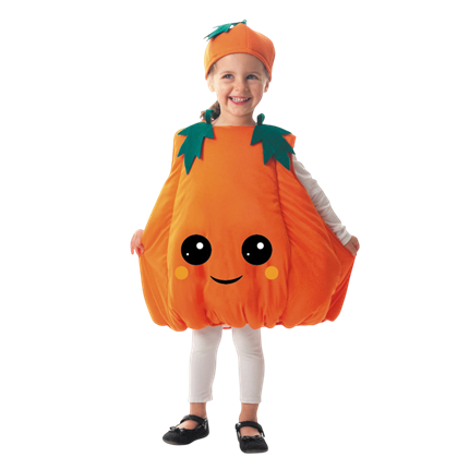 Kürbis-Kostüm für Kinder von 3 bis 4 Jahren – Halloween